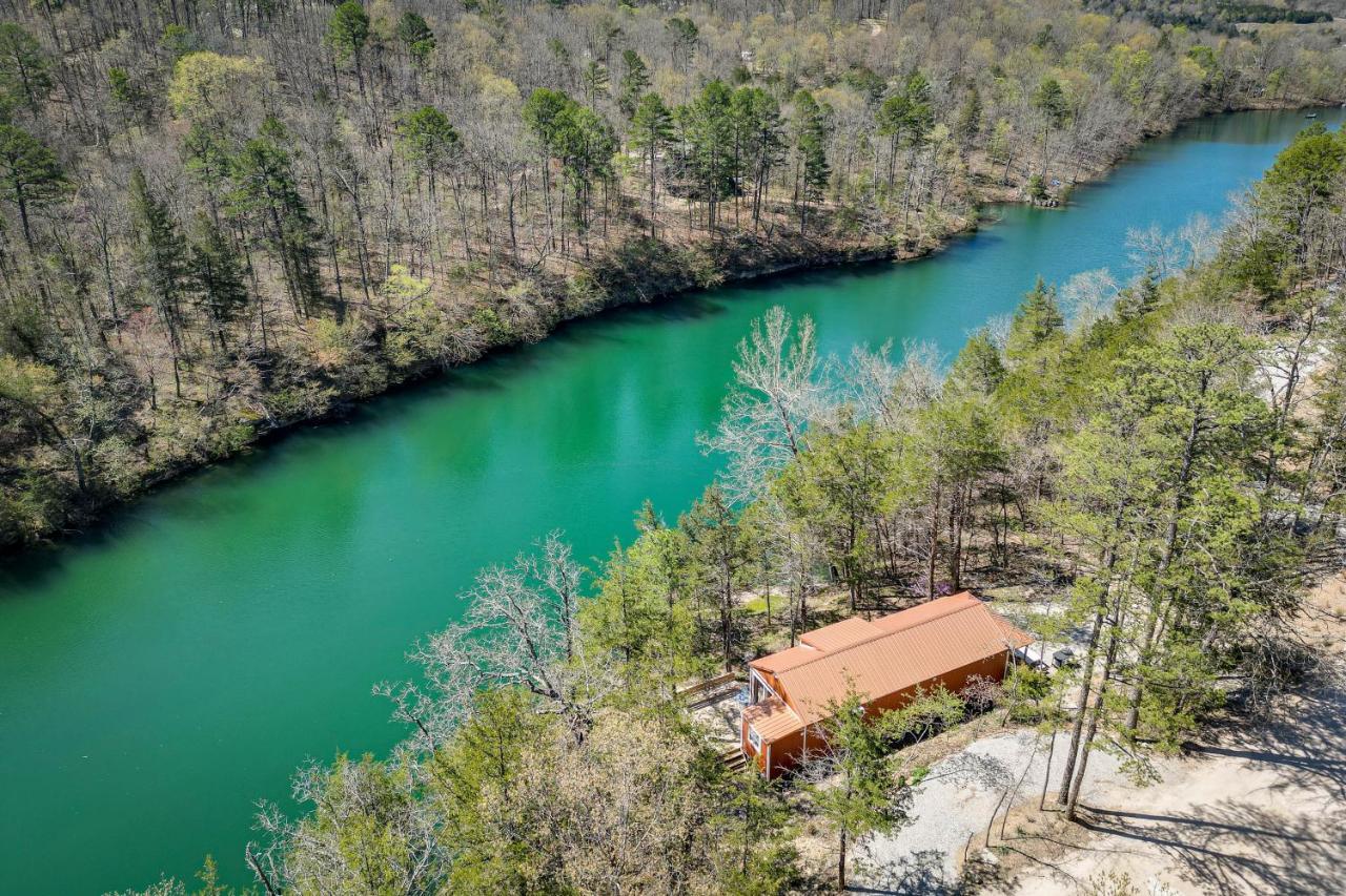 Cliffside Eureka Springs Cabin With Beaver Lake View Luaran gambar