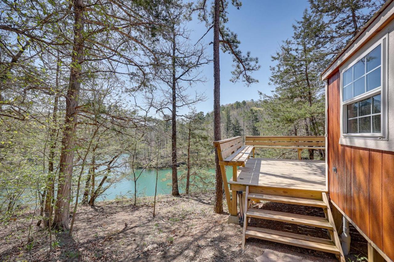 Cliffside Eureka Springs Cabin With Beaver Lake View Luaran gambar