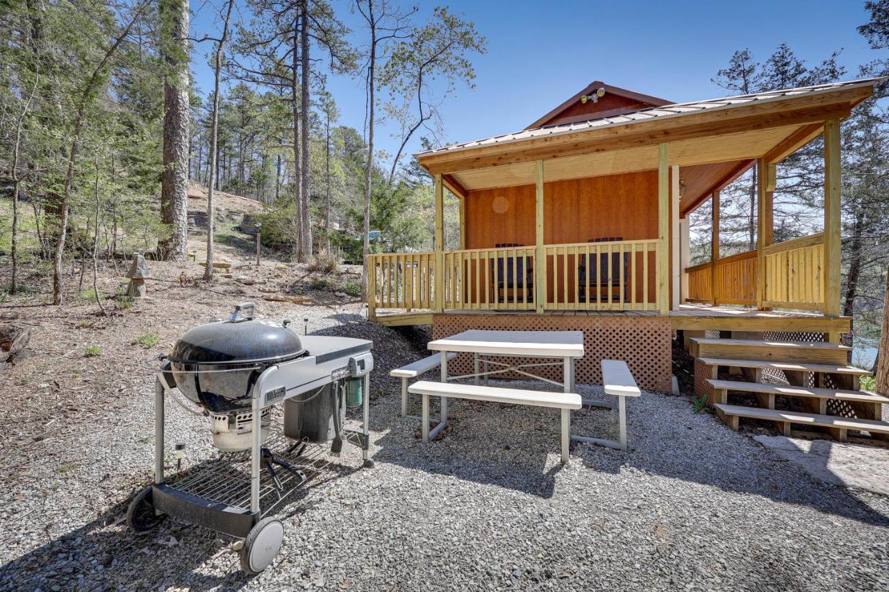 Cliffside Eureka Springs Cabin With Beaver Lake View Luaran gambar